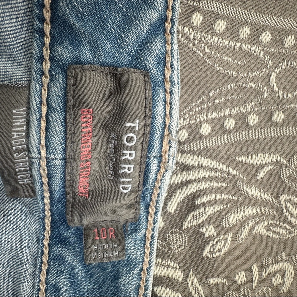 Torrid Blue Boyfriend Jeans